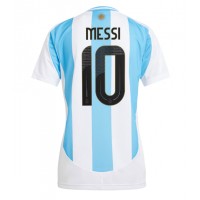 Fotbalové Dres Argentina Lionel Messi #10 Dámské Domácí Copa America 2024 Krátký Rukáv